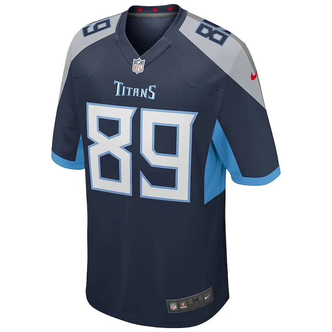 Zennovawear Frank Wycheck 89 Tennessee Titans Men Game Retired Jersey - Navy