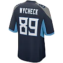 Zennovawear Frank Wycheck 89 Tennessee Titans Men Game Retired Jersey - Navy