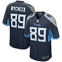 Zennovawear Frank Wycheck 89 Tennessee Titans Men Game Retired Jersey - Navy