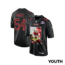 Zennovawear Fred Warner 54 San Francisco 49ers All-Pro Fred Fashion Game YOUTH Jersey - Carbon Black