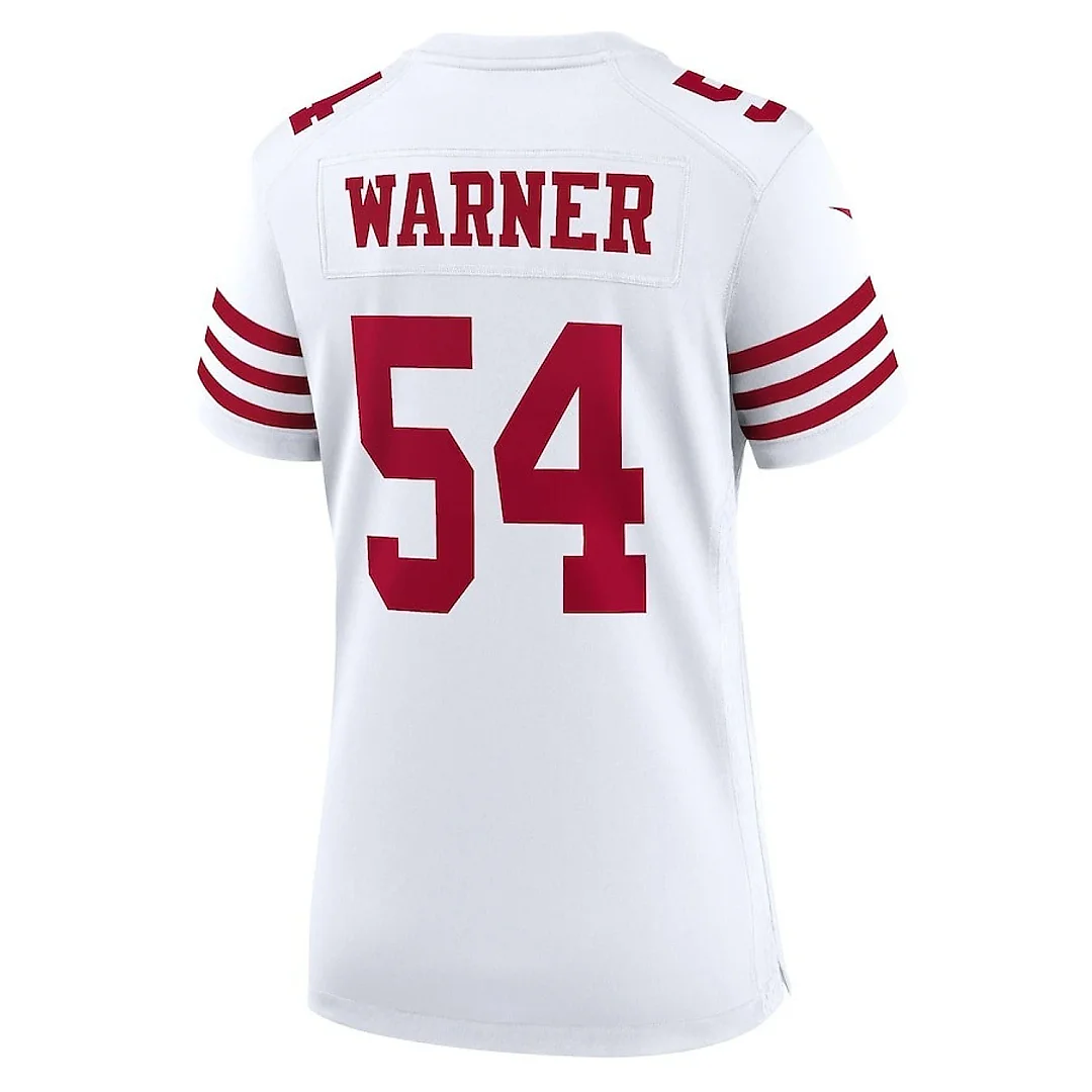 Zennovawear Fred Warner 54 San Francisco 49ers All-Pro Fred Women Game Jersey - White