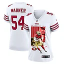 Zennovawear Fred Warner 54 San Francisco 49ers All-Pro Fred Women Game Jersey - White