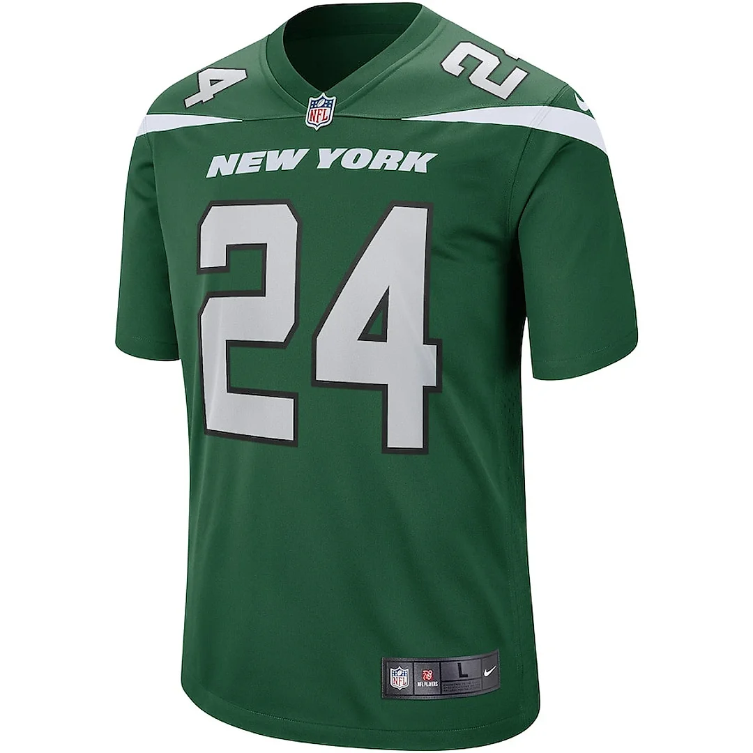 Zennovawear Freeman McNeil 24 New York Jets Men Game Retired Jersey - Gotham Green