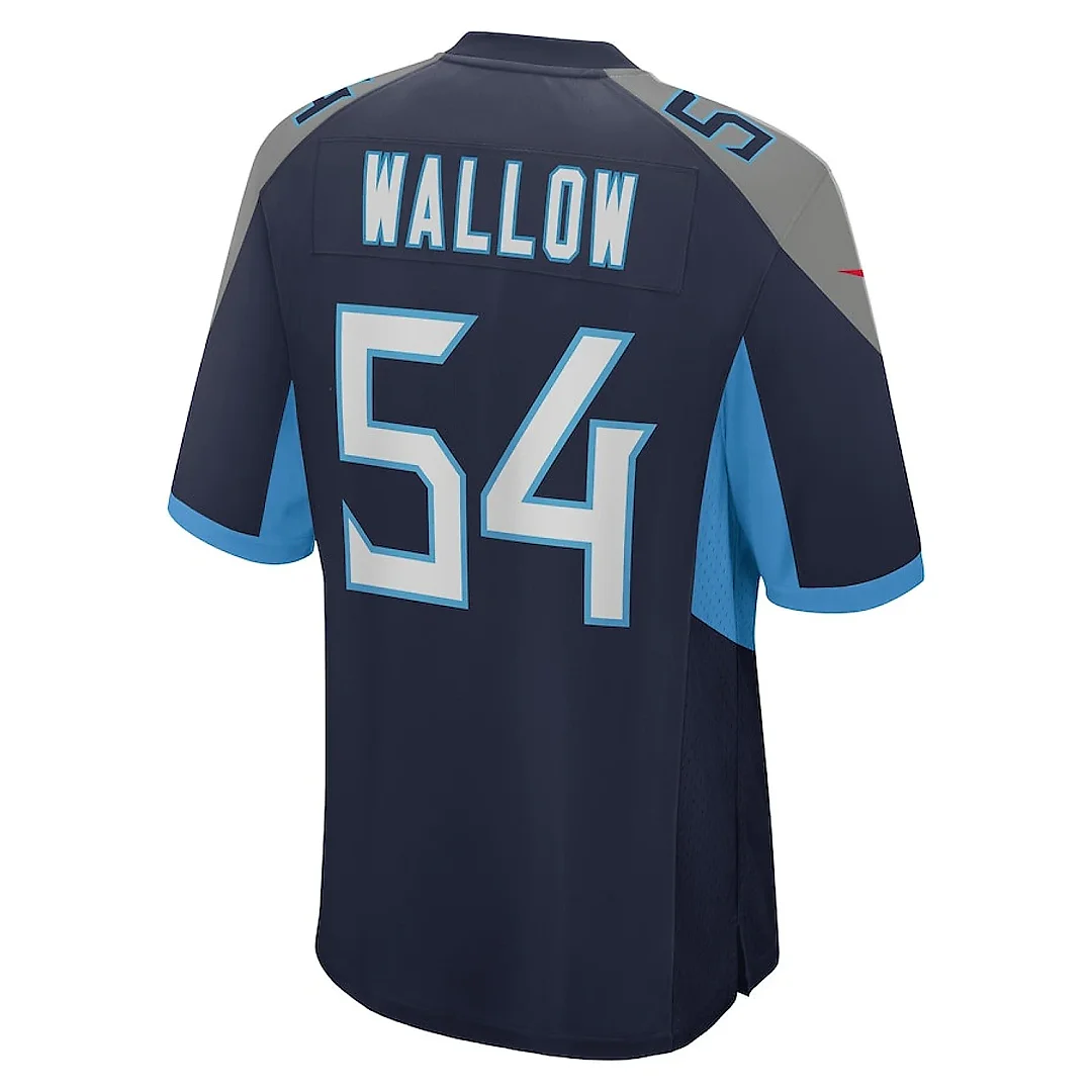 Zennovawear Garret Wallow 54 Tennessee Titans Game Men Jersey - Navy