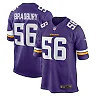 Zennovawear Garrett Bradbury 56 Minnesota Vikings Men Game Jersey - Purple