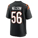 Zennovawear Garrett Nelson 56 Cincinnati Bengals Team Game Men Jersey - Black