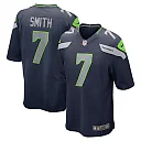 Zennovawear Geno Smith 7 Seattle Seahawks Men Game Jersey - College Navy