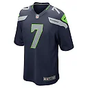 Zennovawear Geno Smith 7 Seattle Seahawks Men Game Jersey - College Navy