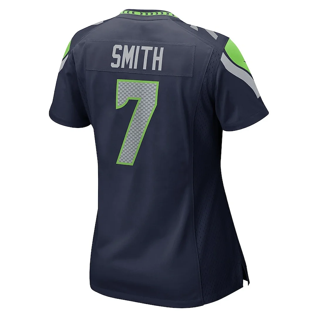 Zennovawear Geno Smith 7 Seattle Seahawks Women Jersey - Navy