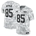 Zennovawear George Kittle 85 San Francisco 49ers 2024 Salute to Service Limited Men Jersey - Arctic Camo