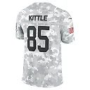 Zennovawear George Kittle 85 San Francisco 49ers 2024 Salute to Service Limited Men Jersey - Arctic Camo