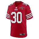 Zennovawear George Odum 30 San Francisco 49ers NFC Champions Patch Game Men Jersey - Scarlet