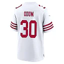 Zennovawear George Odum 30 San Francisco 49ers NFC Champions Patch Game Men Jersey - White
