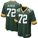 Zennovawear Gerhard de Beer 72 Green Bay Packers YOUTH Game Jersey - Green