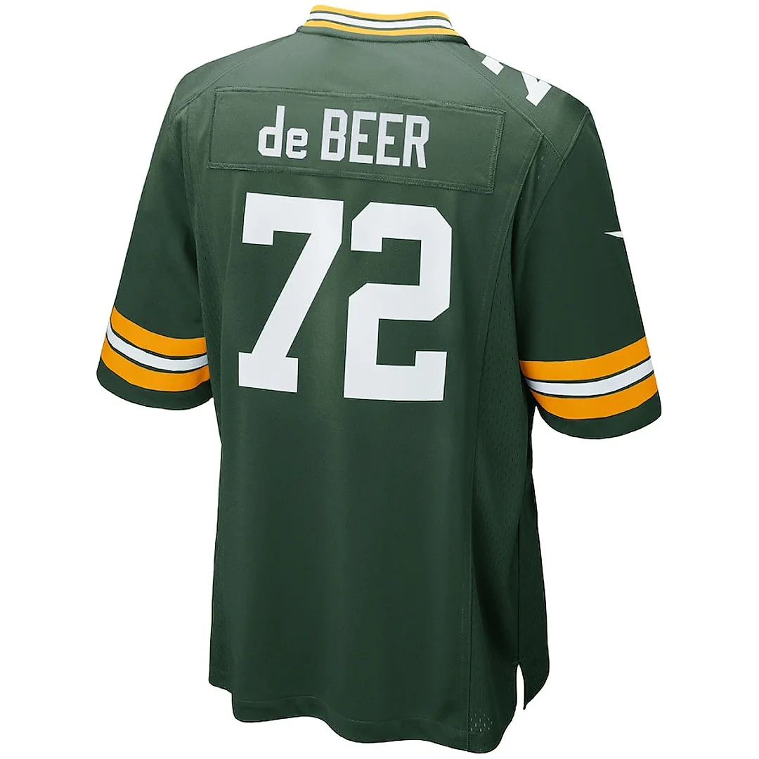Zennovawear Gerhard de Beer 72 Green Bay Packers YOUTH Game Jersey - Green