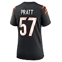 Zennovawear Germaine Pratt 57 Cincinnati Bengals Women Game Jersey - Black