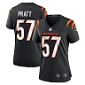 Zennovawear Germaine Pratt 57 Cincinnati Bengals Women Game Jersey - Black