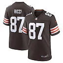 Zennovawear Giovanni Ricci 87 Cleveland Browns Game Men Jersey - Brown