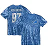 Zennovawear Aidan Hutchinson Detroit Lions Girls Youth Sequin V-Neck Fashion Jersey - Blue