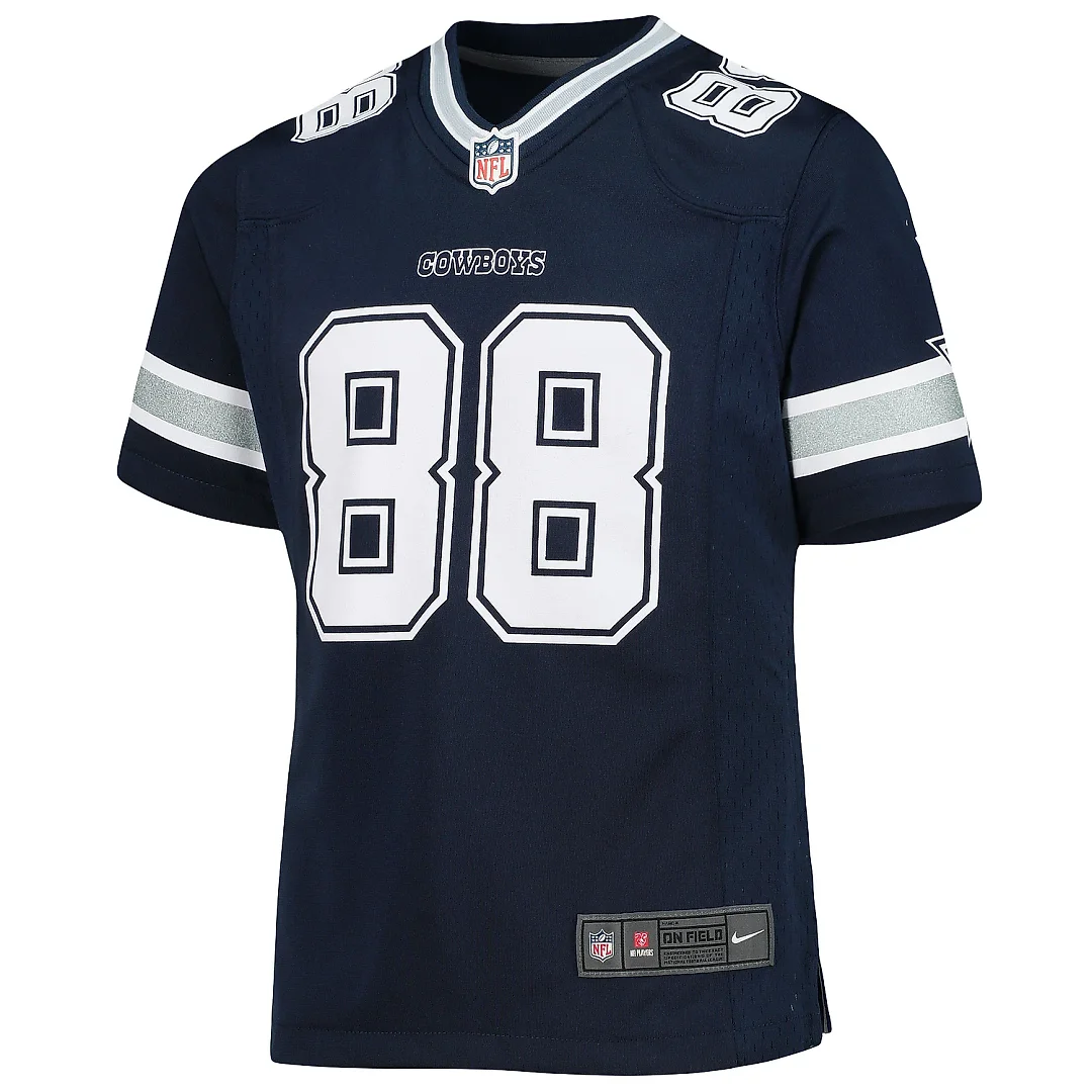 Zennovawear Girls Youth Dallas Cowboys CeeDee Lamb Navy Game Jersey