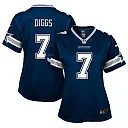 Zennovawear Girls Youth Dallas Cowboys Trevon Diggs Navy Game Jersey