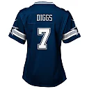 Zennovawear Girls Youth Dallas Cowboys Trevon Diggs Navy Game Jersey
