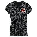 Zennovawear Joe Burrow Cincinnati Bengals Girls Youth Sequin Player Name & Number V-Neck Dress - Black