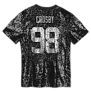 Zennovawear Maxx Crosby Las Vegas Raiders Girls Youth Sequin V-Neck Fashion Jersey - Black