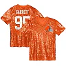 Zennovawear Myles Garrett Cleveland Browns Girls Youth Sequin V-Neck Fashion Jersey - Orange