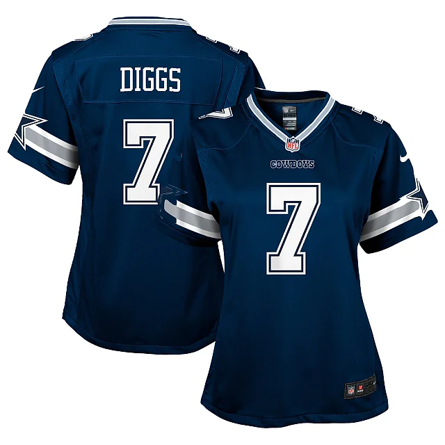 Zennovawear Trevon Diggs Dallas Cowboys Girls Youth Game Jersey - Navy