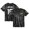 Zennovawear Trevor Lawrence Jacksonville Jaguars Girls Youth Sequin V-Neck Fashion Jersey - Black