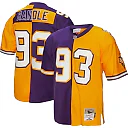 Zennovawear John Randle Minnesota Vikings 1998 Split Legacy Replica Jersey - Purple/Gold