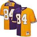 Zennovawear Randy Moss Minnesota Vikings 1998 Split Legacy Replica Jersey - Purple/Gold