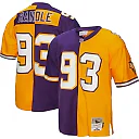 Zennovawear John Randle Minnesota Vikings 1998 Split Legacy Replica Jersey - Purple/Gold
