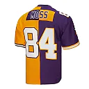 Zennovawear Randy Moss Minnesota Vikings 1998 Split Legacy Replica Jersey - Purple/Gold