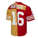 Zennovawear Joe Montana San Francisco 49ers 1990 Split Legacy Replica Jersey - Scarlet/Gold