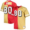 Zennovawear Jerry Rice San Francisco 49ers Big & Tall Split Legacy Retired Player Replica Jersey - Scarlet/Gold