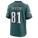 Zennovawear Grant Calcaterra 81 Philadelphia Eagles Super Bowl LIX YOUTH Jersey - Midnight Green