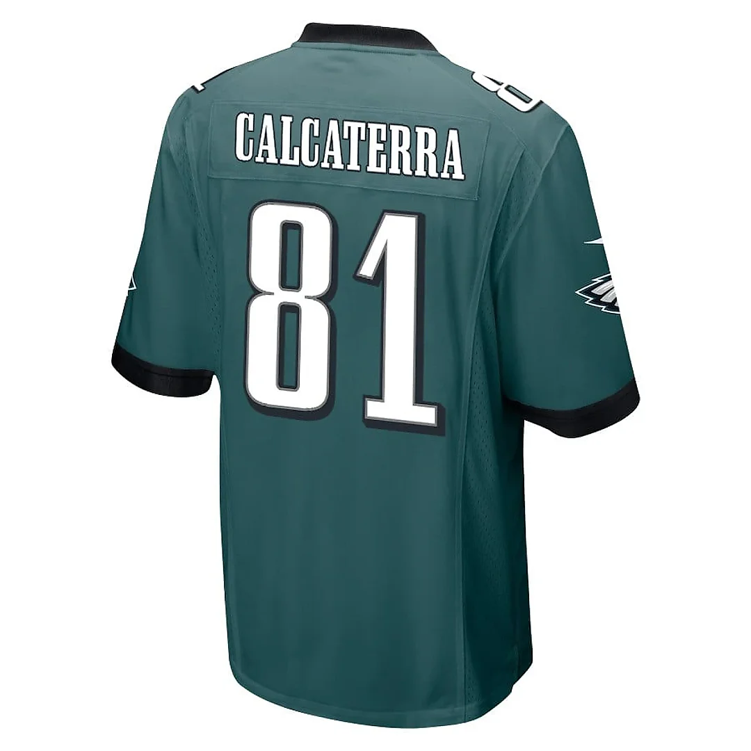 Zennovawear Grant Calcaterra 81 Philadelphia Eagles Super Bowl LIX Champions Patch 'New Orleans - The Ultimate Showdown' EMBROIDERED Game Men...