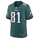 Zennovawear Grant Calcaterra 81 Philadelphia Eagles Team Game Men Jersey - Midnight Green
