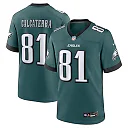 Zennovawear Grant Calcaterra 81 Philadelphia Eagles Team Game Men Jersey - Midnight Green