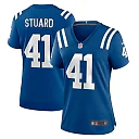 Zennovawear Grant Stuard 41 Indianapolis Colts Women's Game Jersey - Royal
