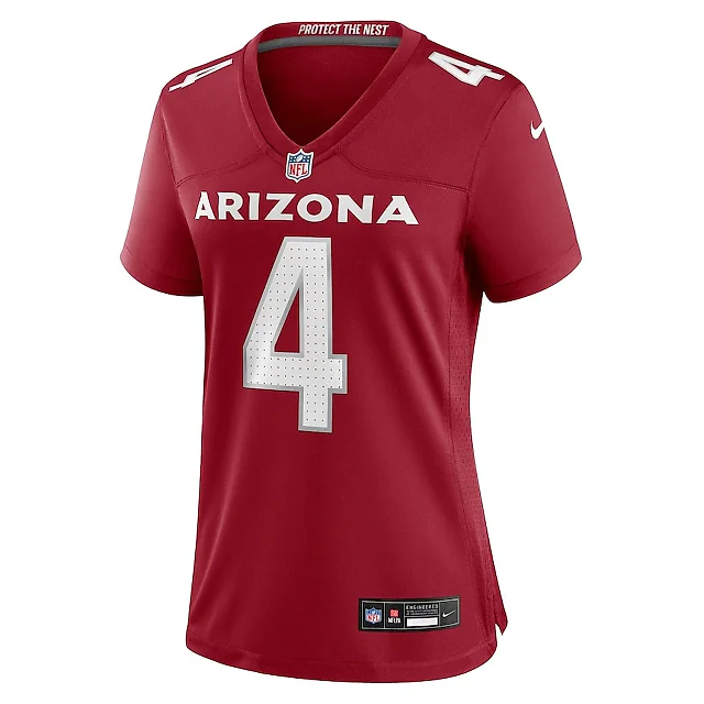 Zennovawear Greg Dortch 4 Arizona Cardinals Women's Game Jersey - Cardinal