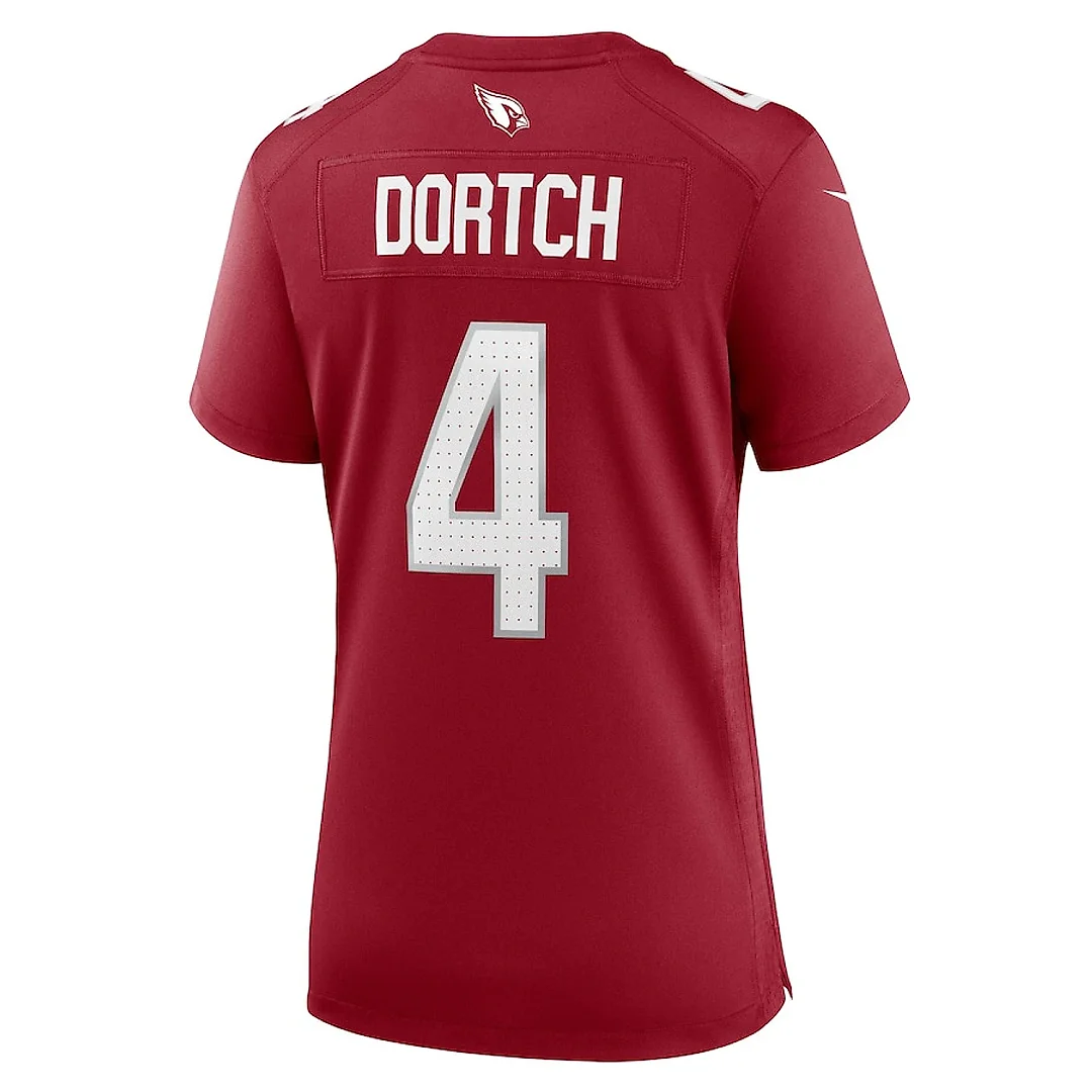 Zennovawear Greg Dortch 4 Arizona Cardinals Women's Game Jersey - Cardinal