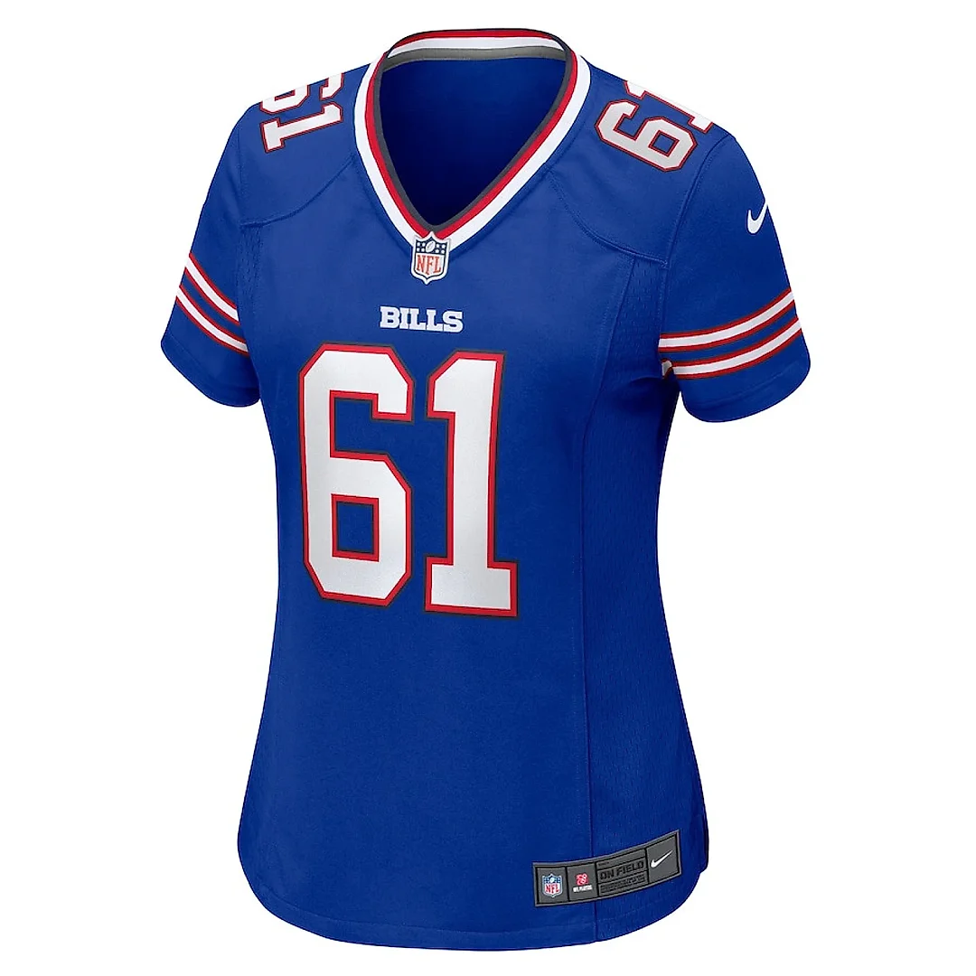Zennovawear Gunner Britton 61 Buffalo Bills Women's Game Jersey - Royal