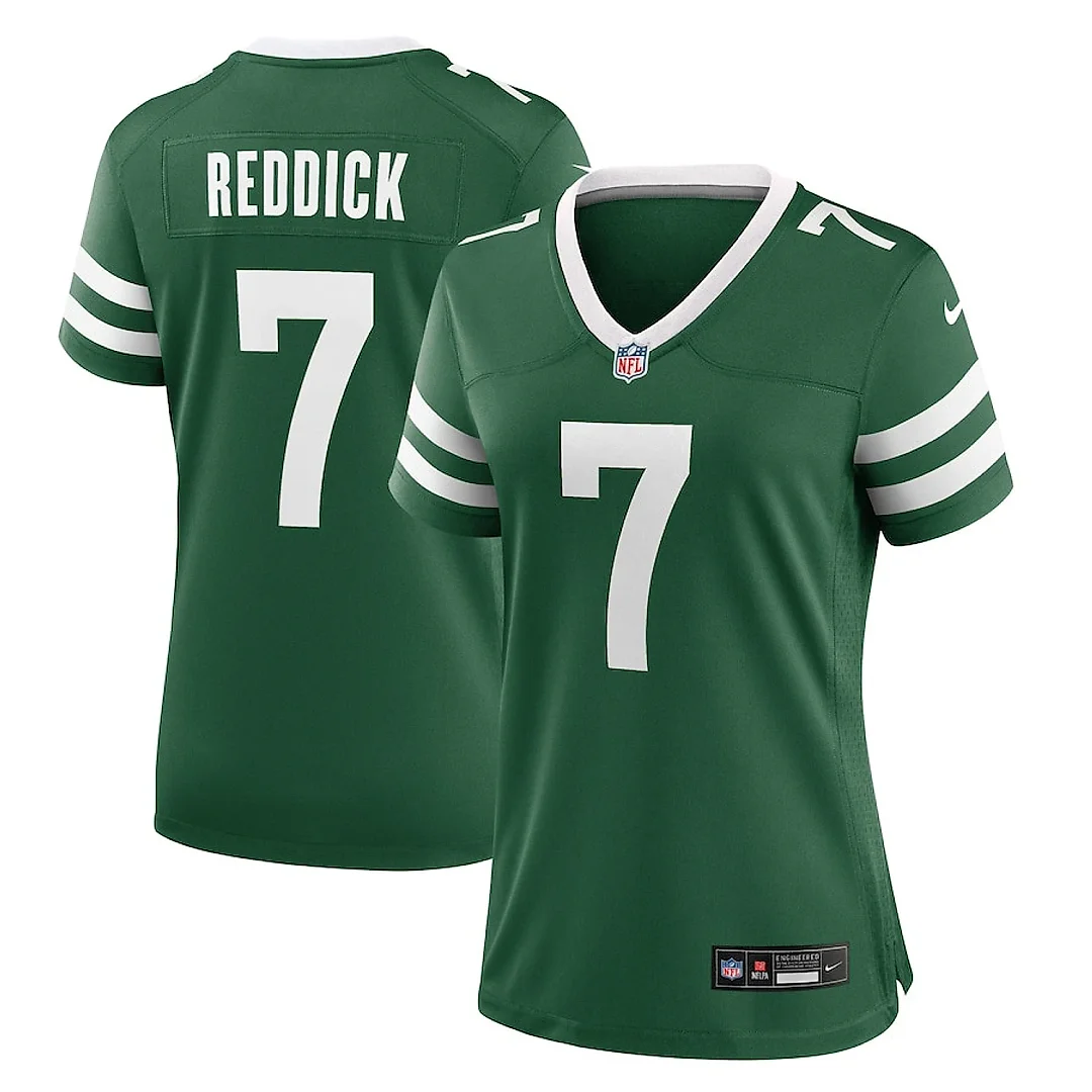 Zennovawear Haason Reddick 7 New York Jets Women's Team Game Jersey - Legacy Green