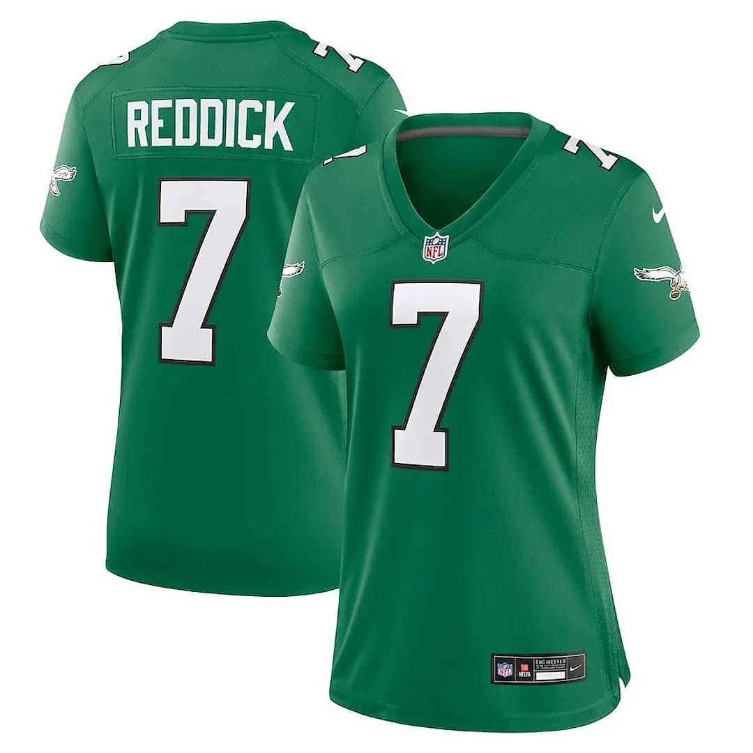 Zennovawear Haason Reddick 7 Philadelphia Eagles Women Alternate Game Jersey - Kelly Green