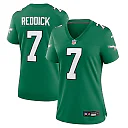 Zennovawear Haason Reddick 7 Philadelphia Eagles Women Alternate Game Jersey - Kelly Green