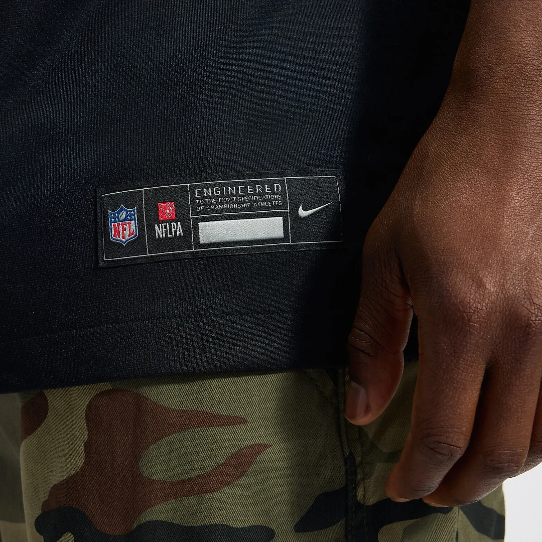 Zennovawear Hail Raiser Jayden Daniels Washington Commanders Alternate Game Jersey - Black