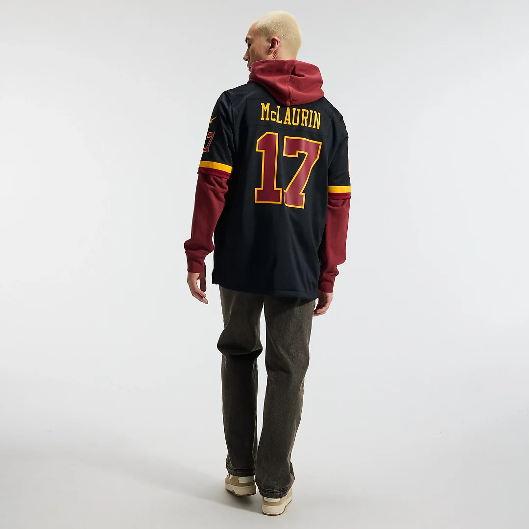 Zennovawear Hail Raiser Terry McLaurin Washington Commanders Alternate Game Jersey - Black